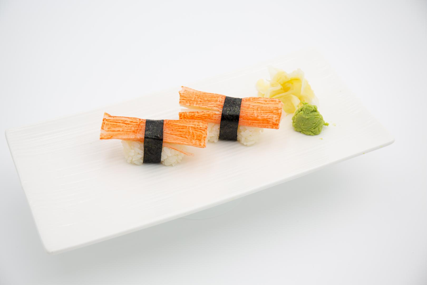 crab stick nigiri